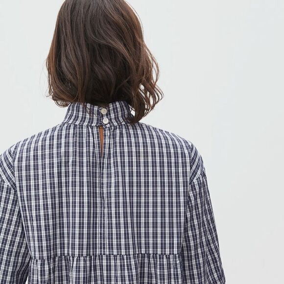 Everlane The Tiered Mockneck Dress - Picture 11 of 12